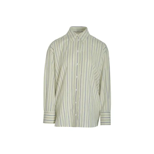 Little Pull Shirt Women's Light Yellow Stripes
