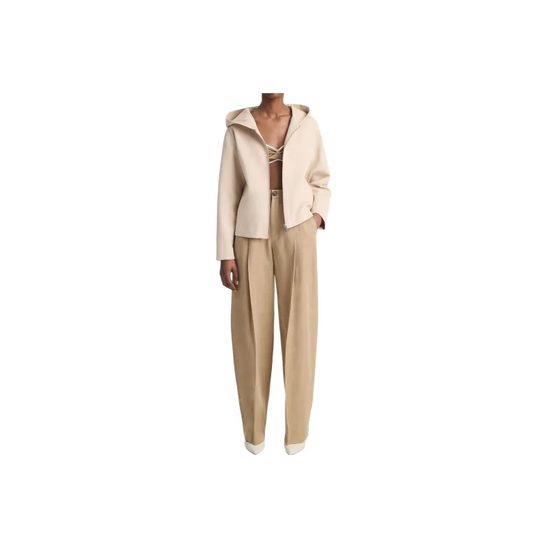 VINCE Jackets Coats Women's Sandy Yellow-0