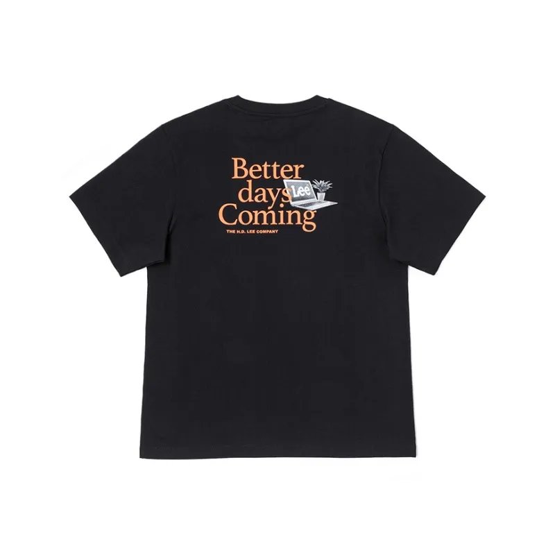 Lee T Shirts Men Black-1