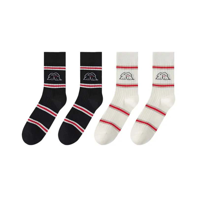 GRACEWELL Mid Calf Socks Women's Combo Set-5
