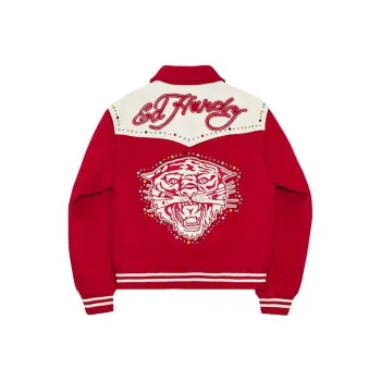 Ed Hardy SS24 Jackets Coats Women's China Red