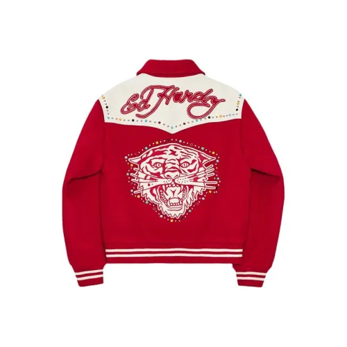 Ed Hardy SS24 Jackets Coats Women's China Red