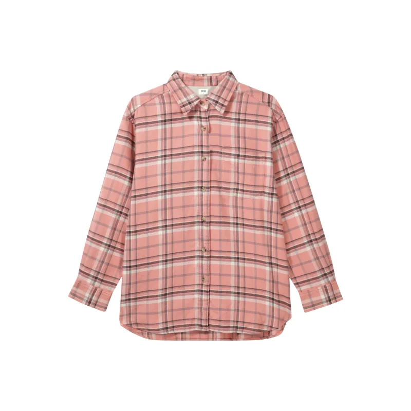UNIQLO Shirts Women's Peach Pink-0