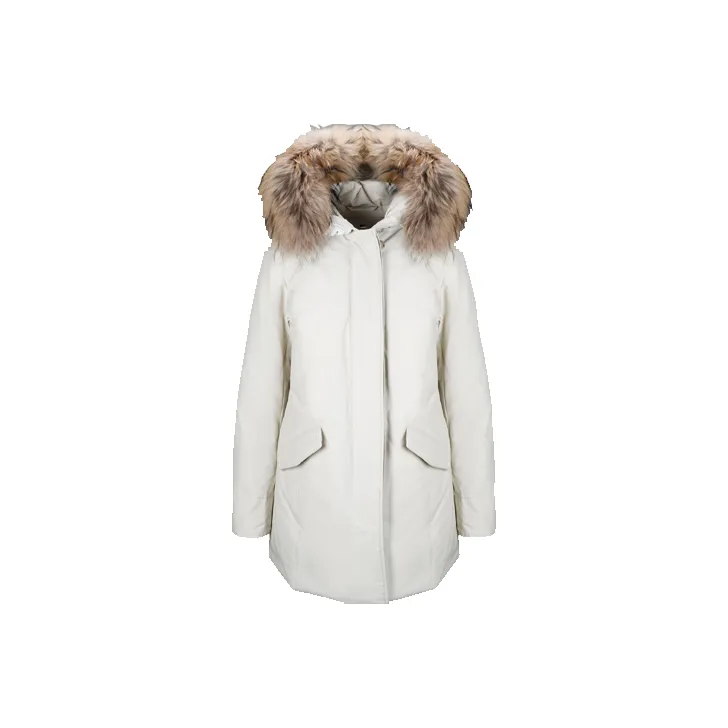 WOOLRICH Hooded Fur Trimmed Coat-0