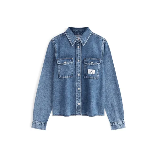 CALVIN KLEIN Shirt Women's Denim Light Blue