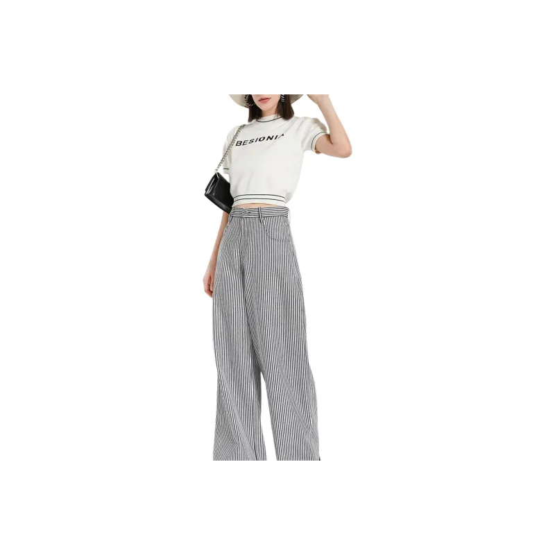 BESIONIA SS24 T Shirt Women's Ecru-0