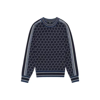 LI NING 1990 Classic Collection Knitwear Women's Dark Marine Blue