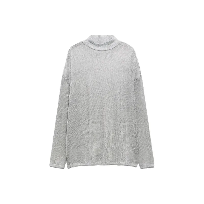 ZARA Shirts Women's Silver-0