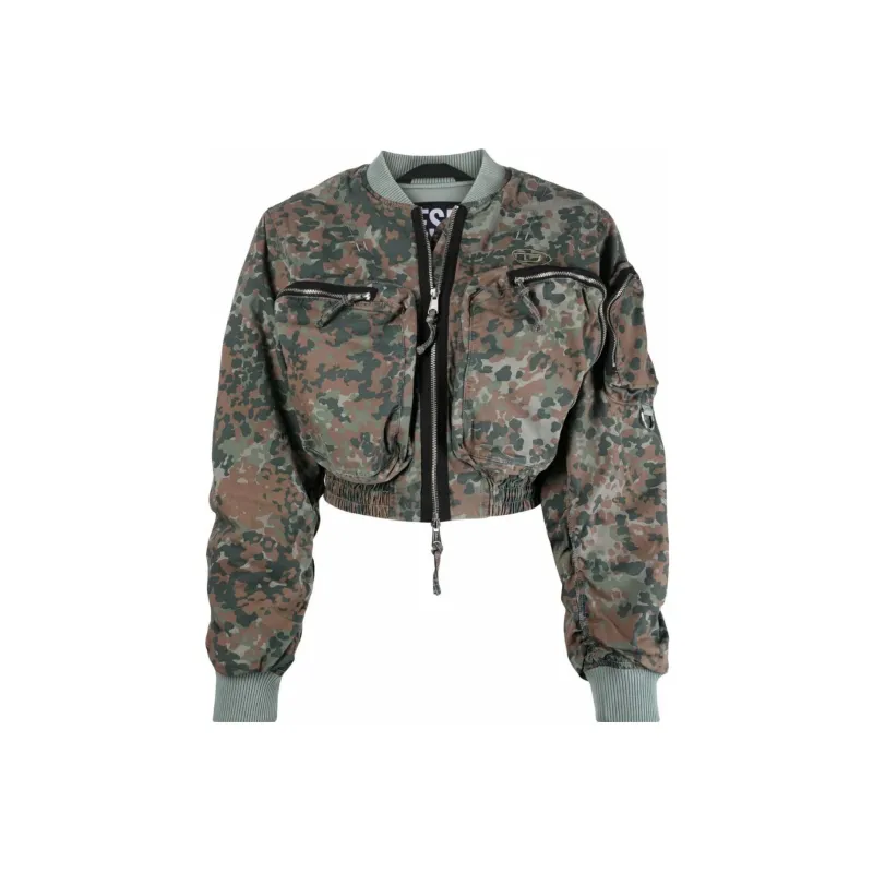 DIESEL Jackets Women's Green-0