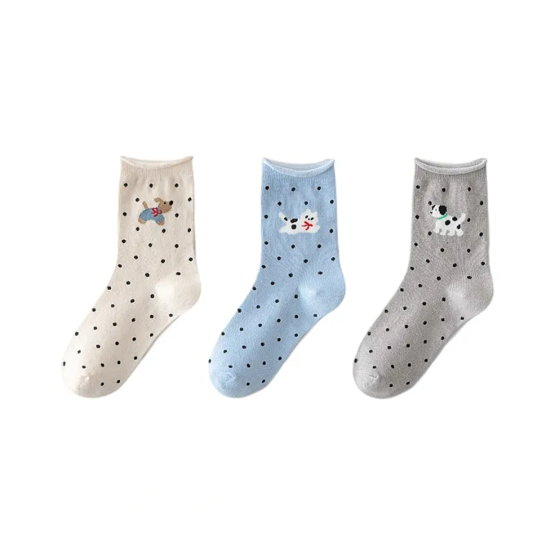 H YXIANG Mid Calf Socks Women's Combo Set-4