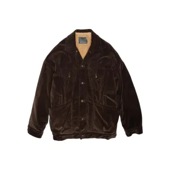 R13 FW24 Jackets Coats Women's Dark Chocolate