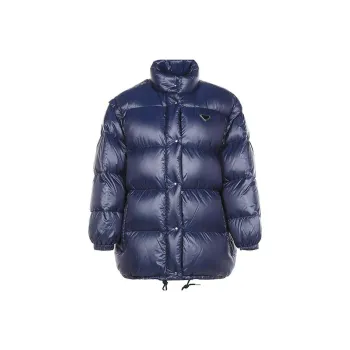 PRADA Down Jackets Women's Bora Sea Blue