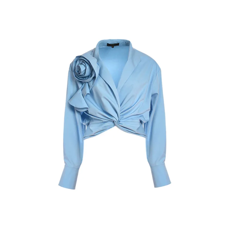 BESIONIA FW23 Shirt Women's Light Blue-0