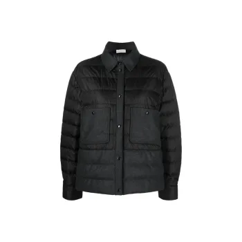 Moncler Women's Padded Over Shirt Black