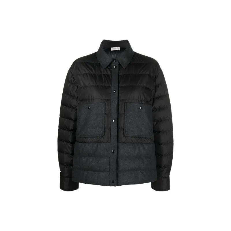 Moncler Women's Padded Over Shirt Black-0