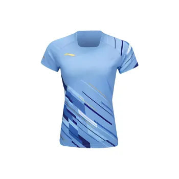 LiNing T Shirt Women's Bright Sky Blue
