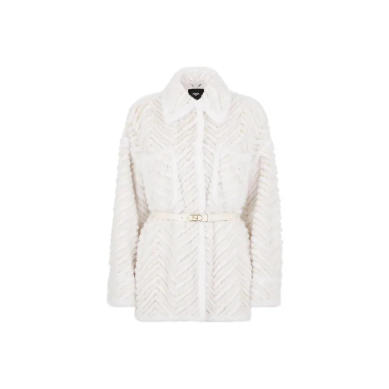 FENDI Jackets Women's White-0