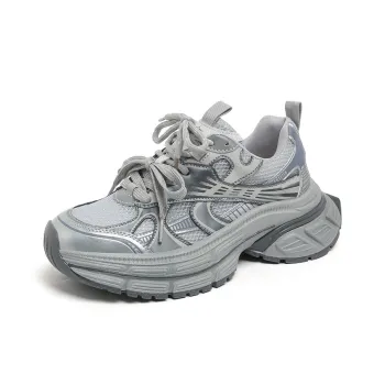 The Mystery Of Glamour Cushioning, Breathable, Height Increasing Low Top Chunky Sneakers Women's