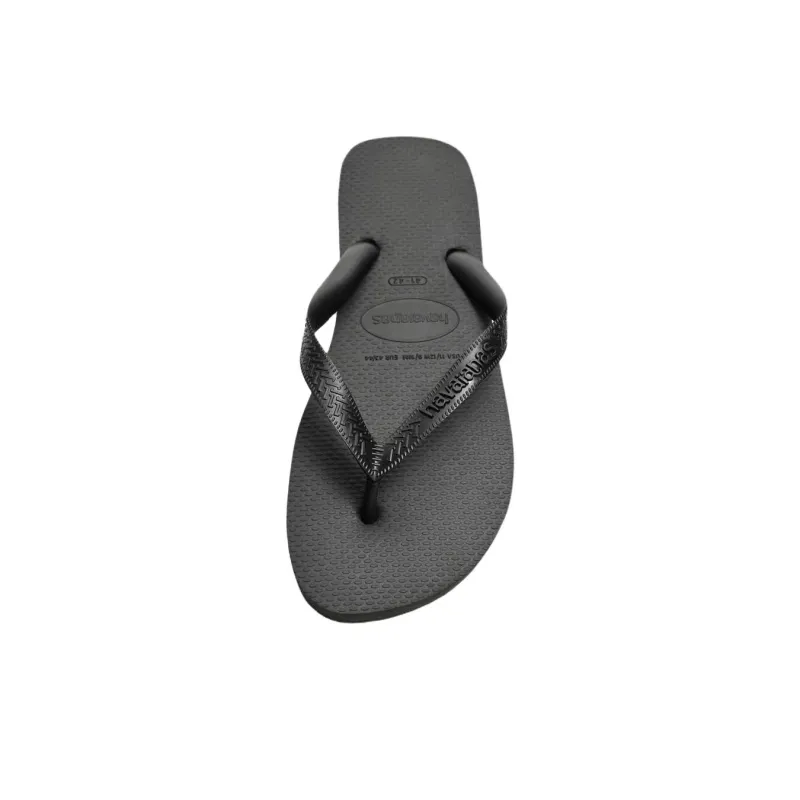 Havaianas x ZARA Rubber Sole Abrasion Resistant Flip Flops Men's Black-3