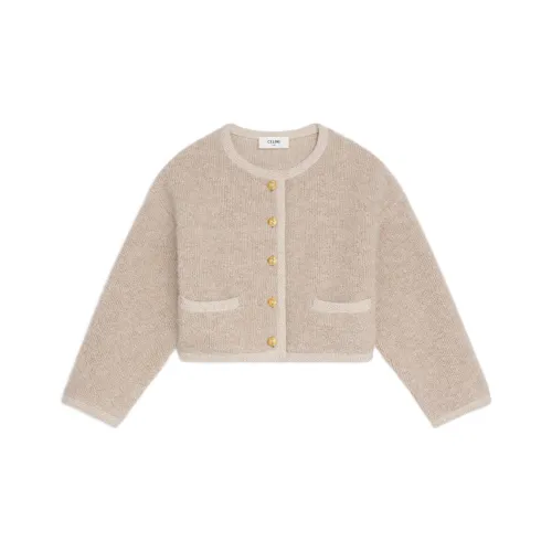 CELINE Cardigan Jacket In Alpaca Wool
