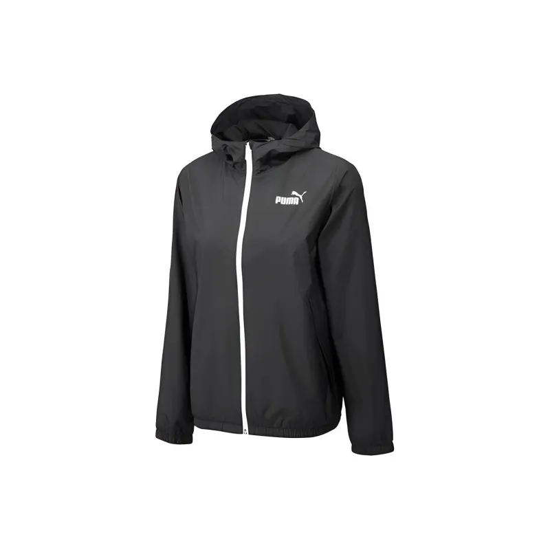 PUMA Essentials Solid Windbreaker Jacket Women's Black-0