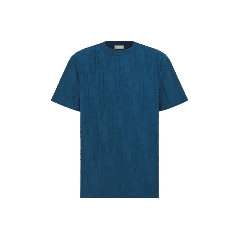 DIOR FW25 T Shirt Men's Dark Blue-0