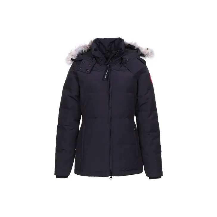 Canada Goose Chelsea Series Down Jackets Women's Dark Blue-0