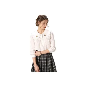 FENHONGMALI Shirt Women's White
