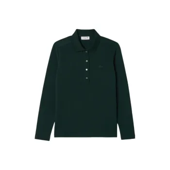 LACOSTE Polo Shirt Women's Dark Green