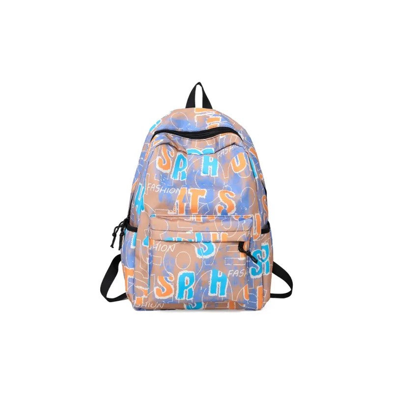 SUN EARTH &U Nylon Backpack Unisex Multicolor-3