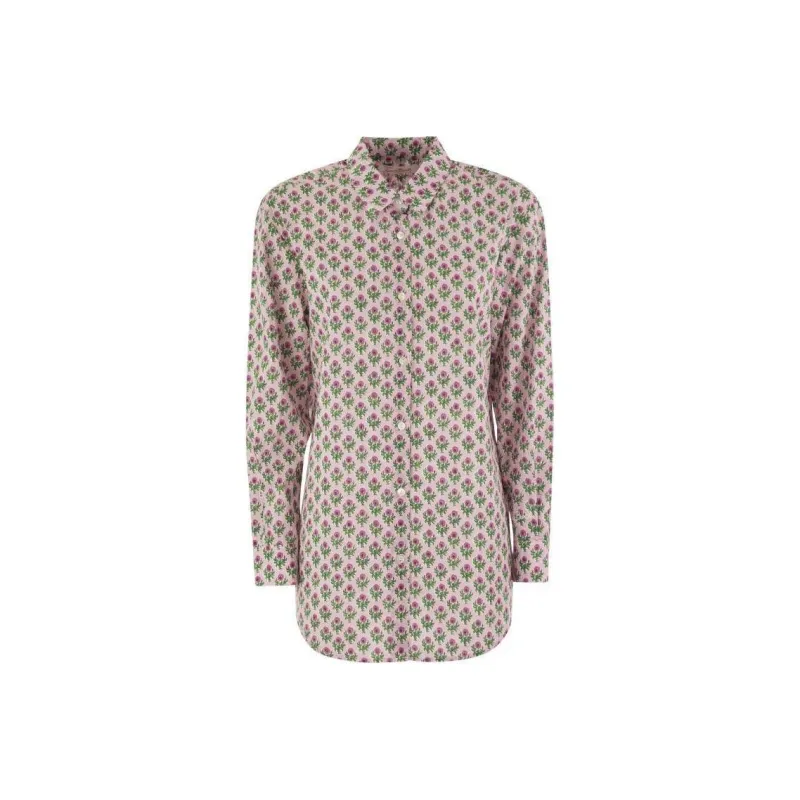 MC2 Saint Barth Brigitte Floral Cotton Shirt-0
