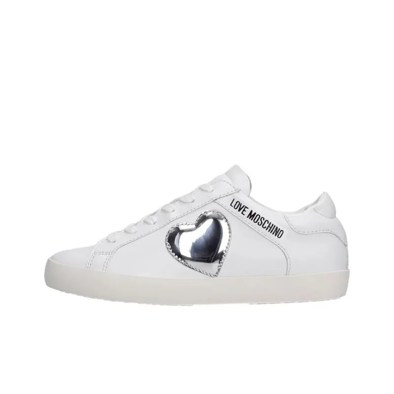 LOVE MOSCHINO Skateboard Shoes Women's White-0