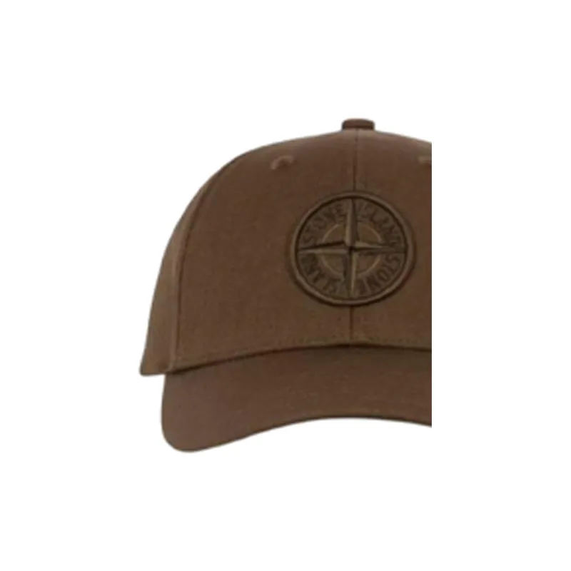 STONE ISLAND Logo Embroidered Baseball Cap-1