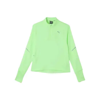 PUMA GRID FLEECE Sweatshirt Women's Cyan Green