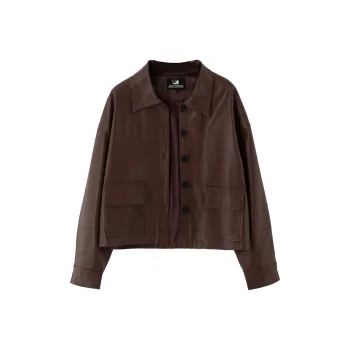 SOON FLOWER Jacket Fall Women's Coffee