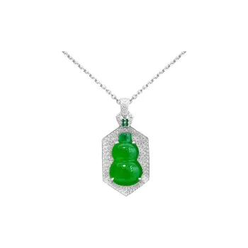 FUNNXI Natural Chalcedony Necklaces Women's