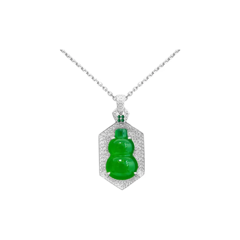 FUNNXI Natural Chalcedony Necklaces Women's-0