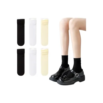 XIA.WA.ZHI.XIU Mid Calf Socks Women's Shopping Bag Combo Set