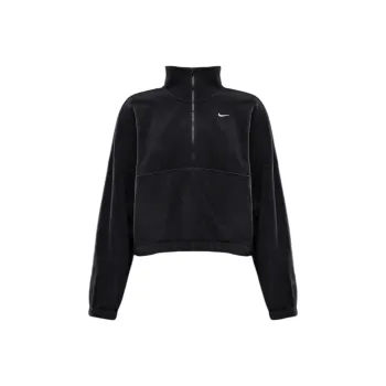 Nike One Women's Therma FIT Oversized 1/2 Zip Fleece Top