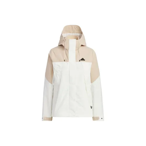 Adidas CITY ESCAPE City Escape 3 In 1 Fleece Jacket Jackets Coats Women's Jade White