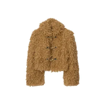 Burberry Buckle Detailed Cropped Jacket