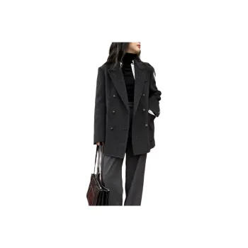 IQC Jackets Coats Women's Charcoal Gray