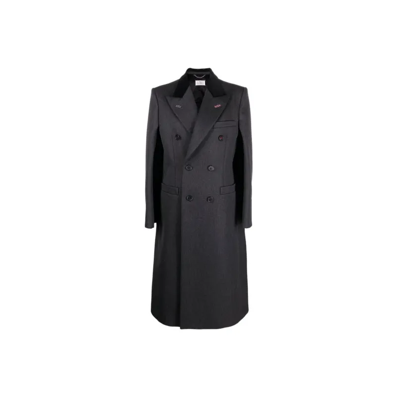 Maison Margiela Cavalry Double-breasted Wool Coat-0