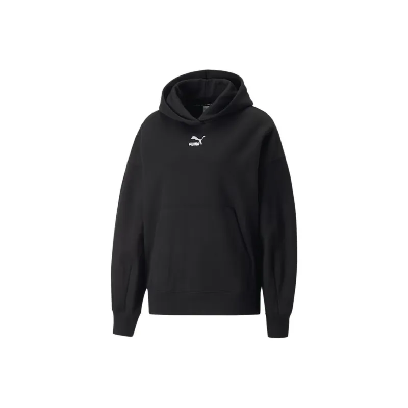 PUMA CLASSICS Classics Oversized Hoodie Women's Sweatshirt Women's Black-0