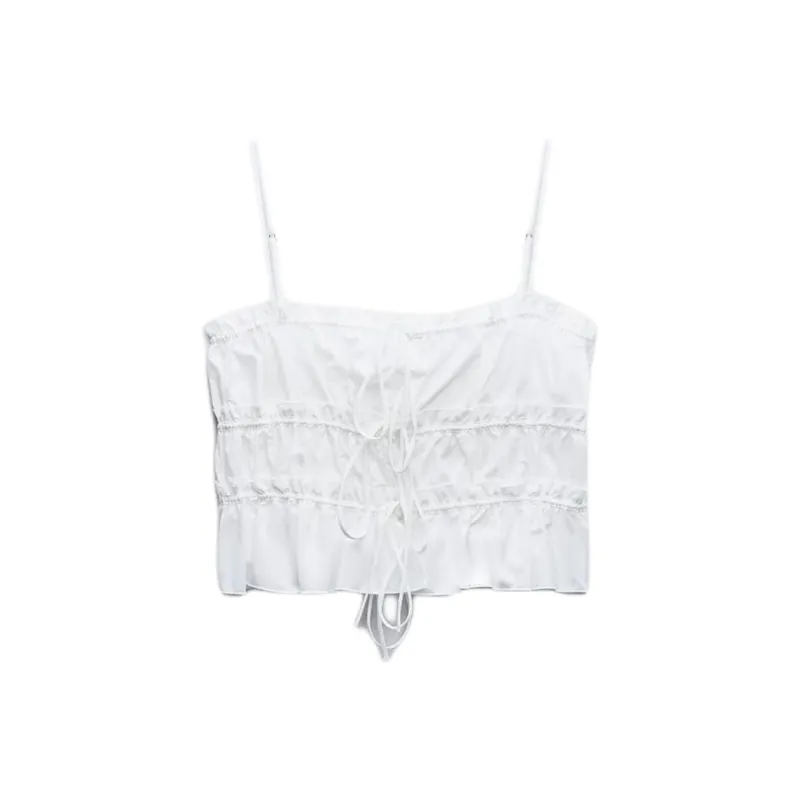 ZARA Trf Camisole Women's White-0