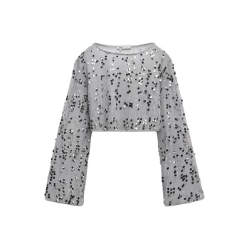 ZARA Regular T Shirt Women's Gray
