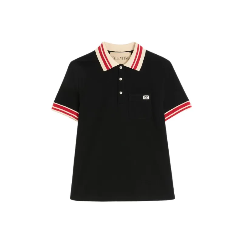 Valentino VLogo Signature patch Polo Shirt-0