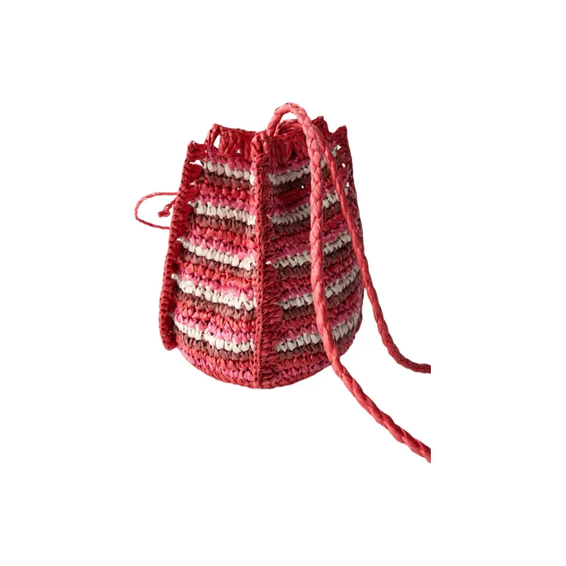 ZARA Polypropylene Fiber Crossbody Bag Mini Kids' Red-3