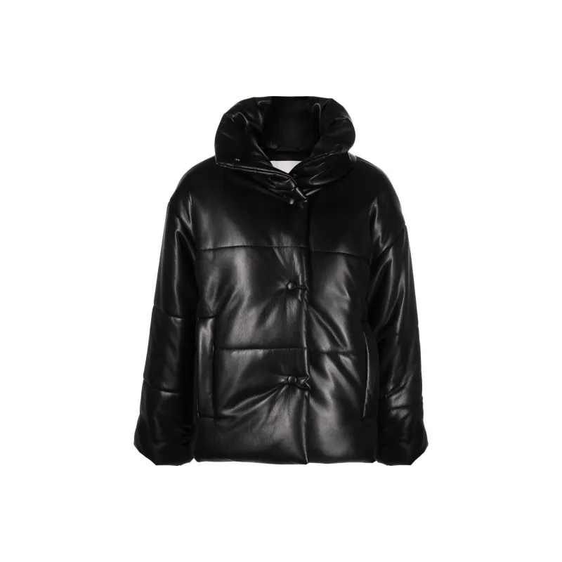 NANUSHKA Hide Padded Short Faux leather Jacket-0