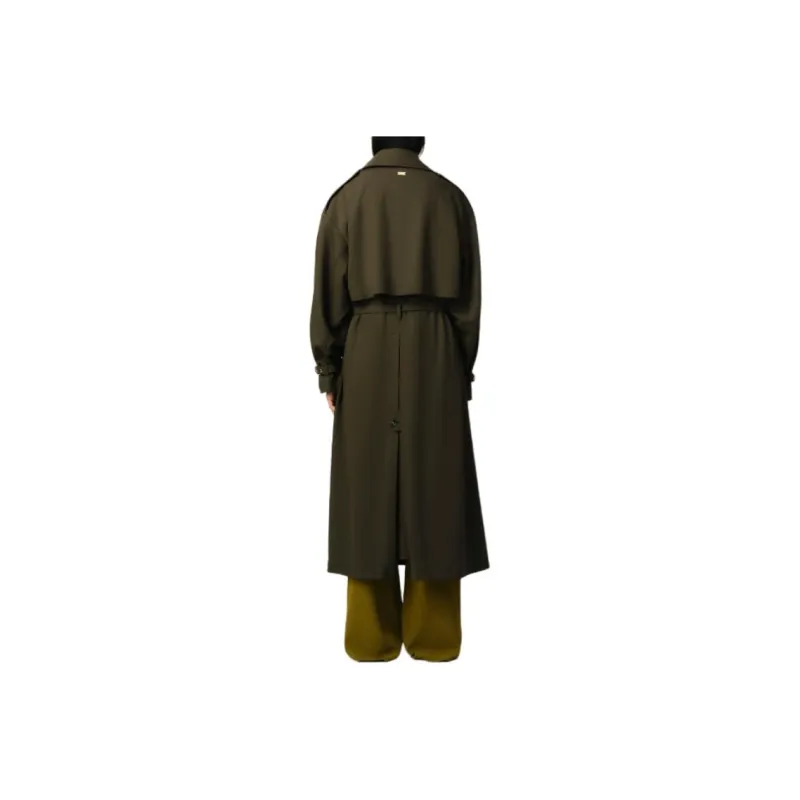AMIPARIS Belted Trench Coat-2